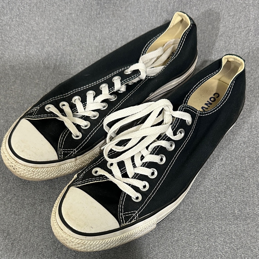 Converse Black and White Canvas Sneakers